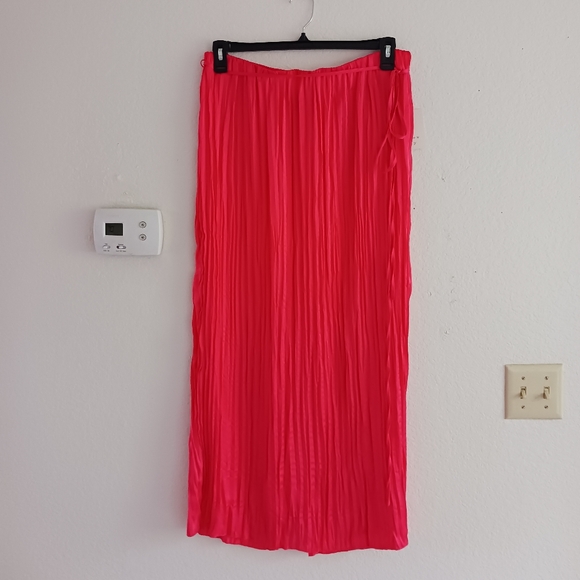 A New Day Satin Crinkle Midi‎ Skirt - Picture 5 of 6